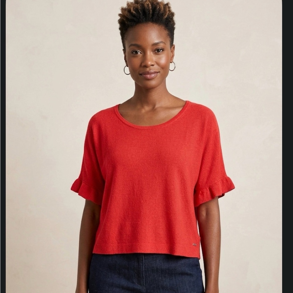 Max Studio Red Women's Top